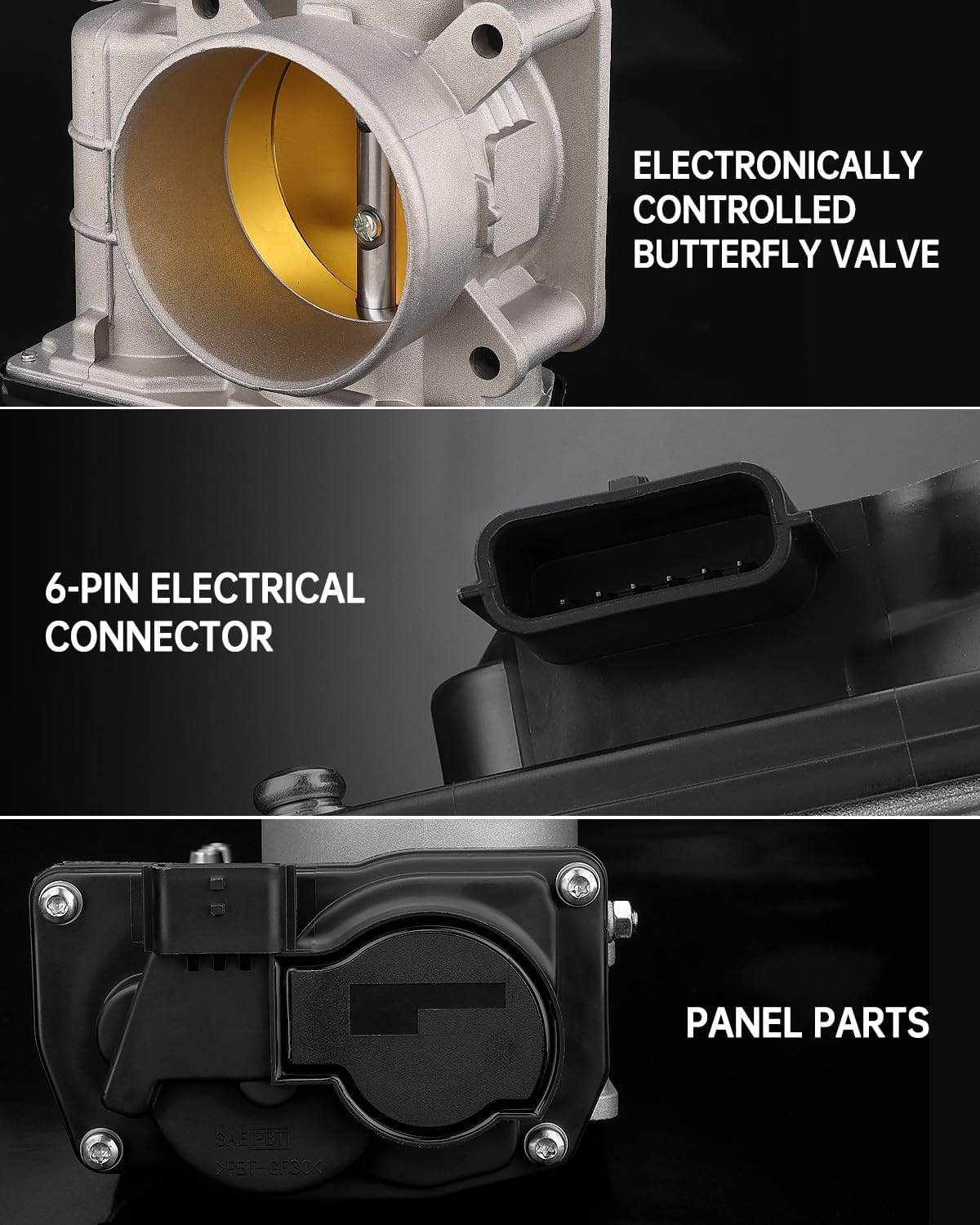 OKLPF Electronic Throttle Body Compatible with Nissan Altima 2007-2012, Rogue 2008-2013, Sentra 2007-2012, L4 2.5L Throttle Body Replace# 16119JK20A ETB0004 - Image 5