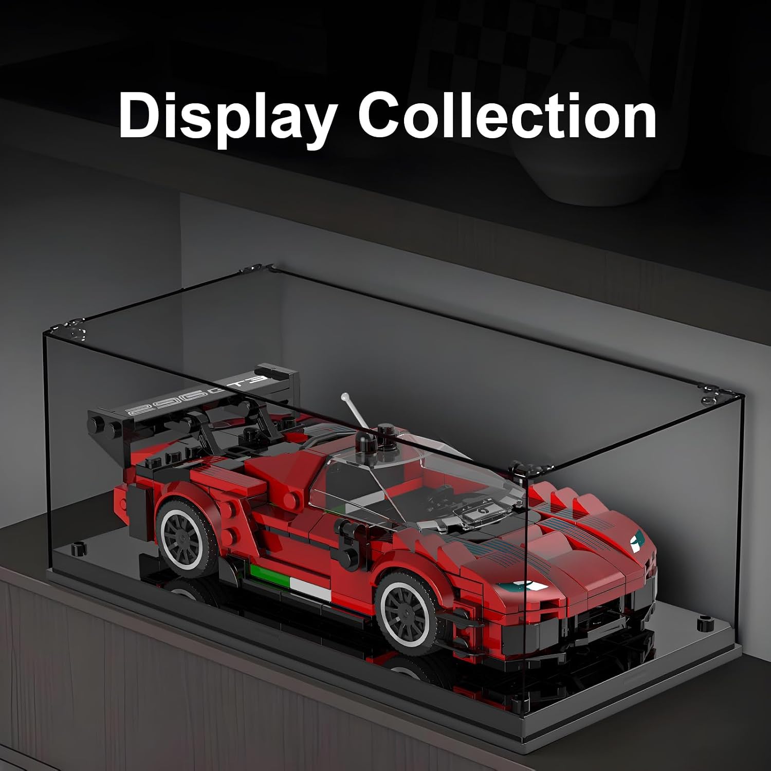 Mould King 27087 Speed Champion F296 Racing Car MOC Building Set & Display Case,Creative Classic Cars for Teens Age 14+, Cool Vehicles Model Kits Birthday Gifts for Adults, 416 PCS image 5