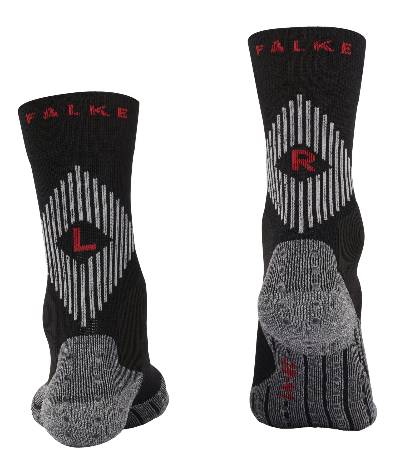 FALKE Unisex 4 GRIP Socken schnelltrocknendes atmungsaktives Funktionsmaterial mittelstarke Polsterung stabilisierend verletzungsvorbeugend bester Halt mit Noppen aus Silikon 1 Paar