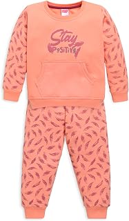 LuvLap Baby Girls Full Sleeve Sweatshirt & Pyjama Set Pack of 1 Price In India