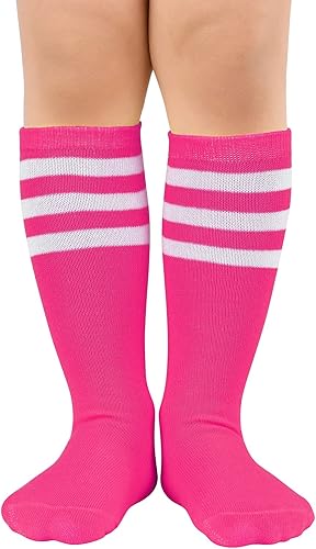 Miniatura 2 de American Trend Calcetines de béisbol para niños pequeños, calcetines de fútbol para niños, calcetines atléticos de tubo para niñas y niños,