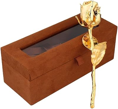Amazon.com: Love Picker 24 Karat Gold-Dipped Natural Rose 11.5