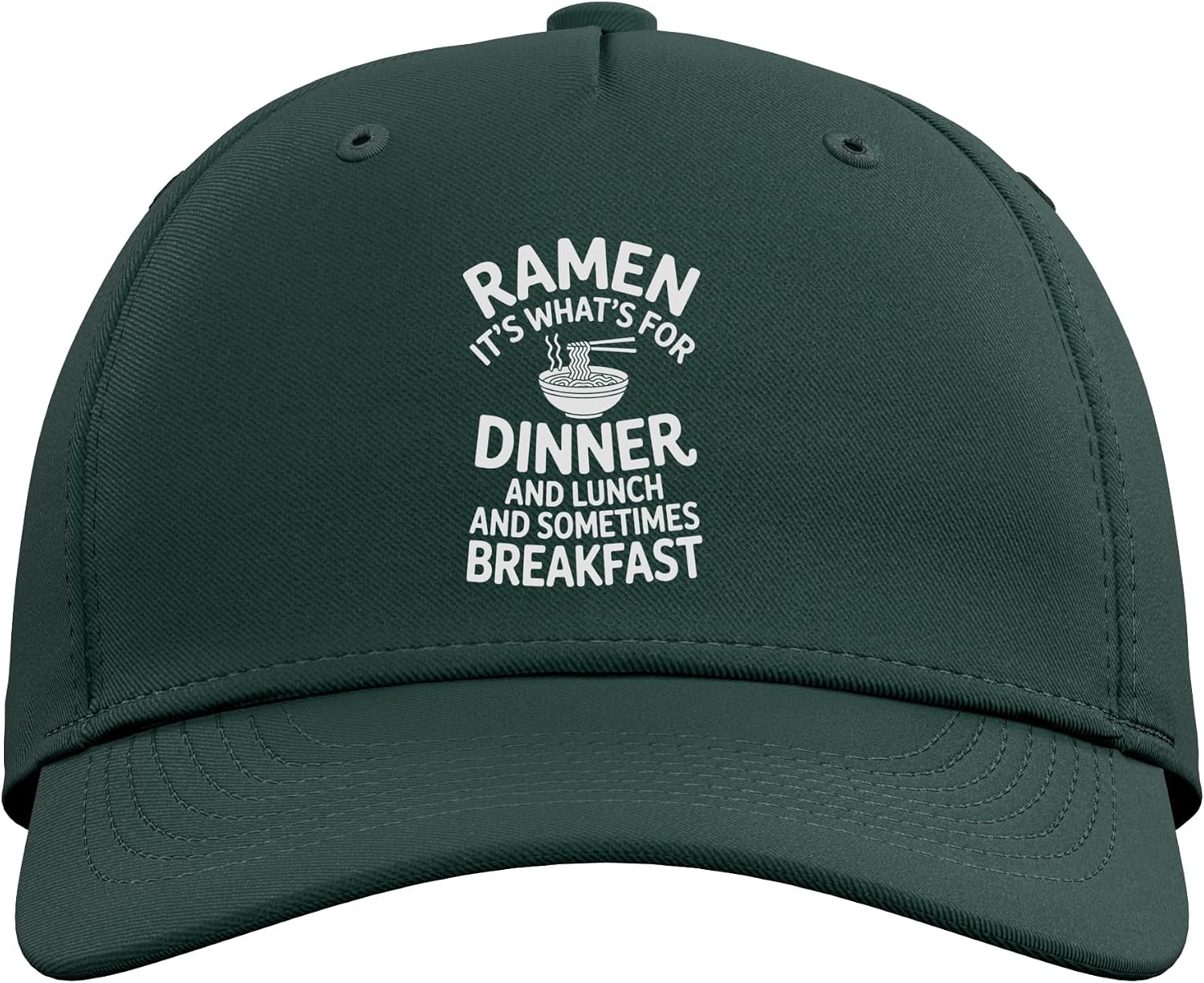 Cute Ramen Art for Men Women Kids Ramen Lover Japanese Ramen Adjustable Baseball Hat image 2