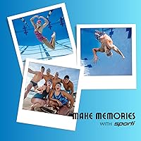 Vista 6 de Sporti - Palas de mano para natación - Palas de natación ligeras, correas ajustables de silicona