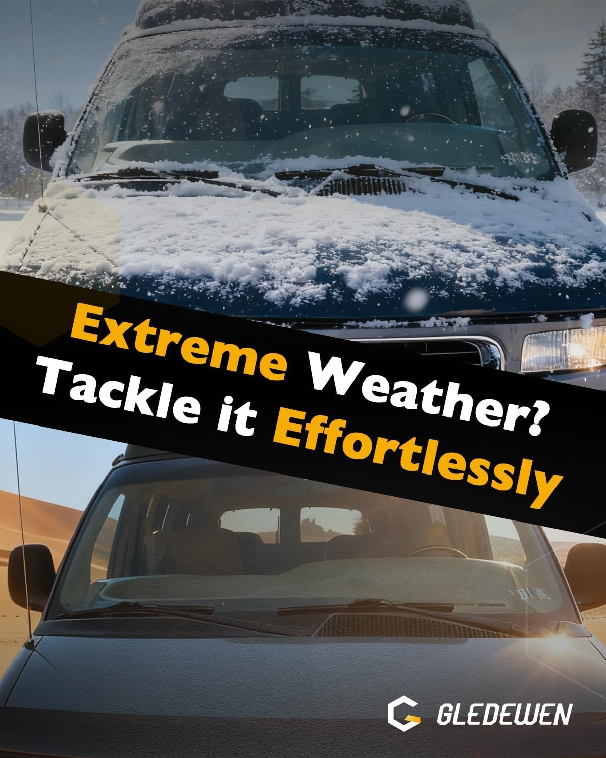 Wiper Cowl Grille, Compatible with 1996-2017 Chevy Express/GMC Savana 1500 2500 3500, Windshield Wiper Cover Panel Grille, Left Driver & Right Passenger Side Front Cowling, Replace#25826329 25826330