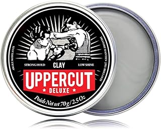 Uppercut Deluxe Clay for Men Matte Finish, Matter Ton Mit Geringem Glanz für ein Natürliches Aussehen, Haarton auf Wachs u...