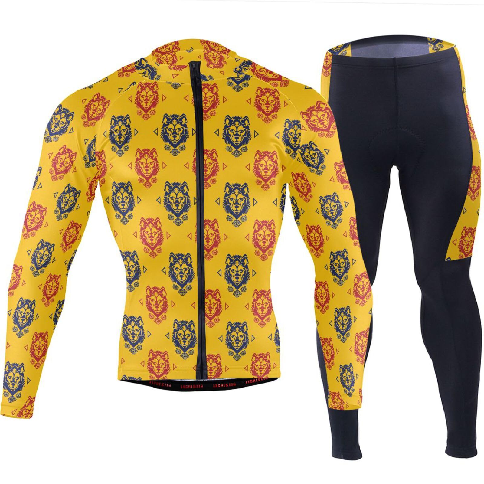 Winter-Radtrikot mit Taschen, leichte Fahrrad-Shirts für Herren, 3D-gepolstert