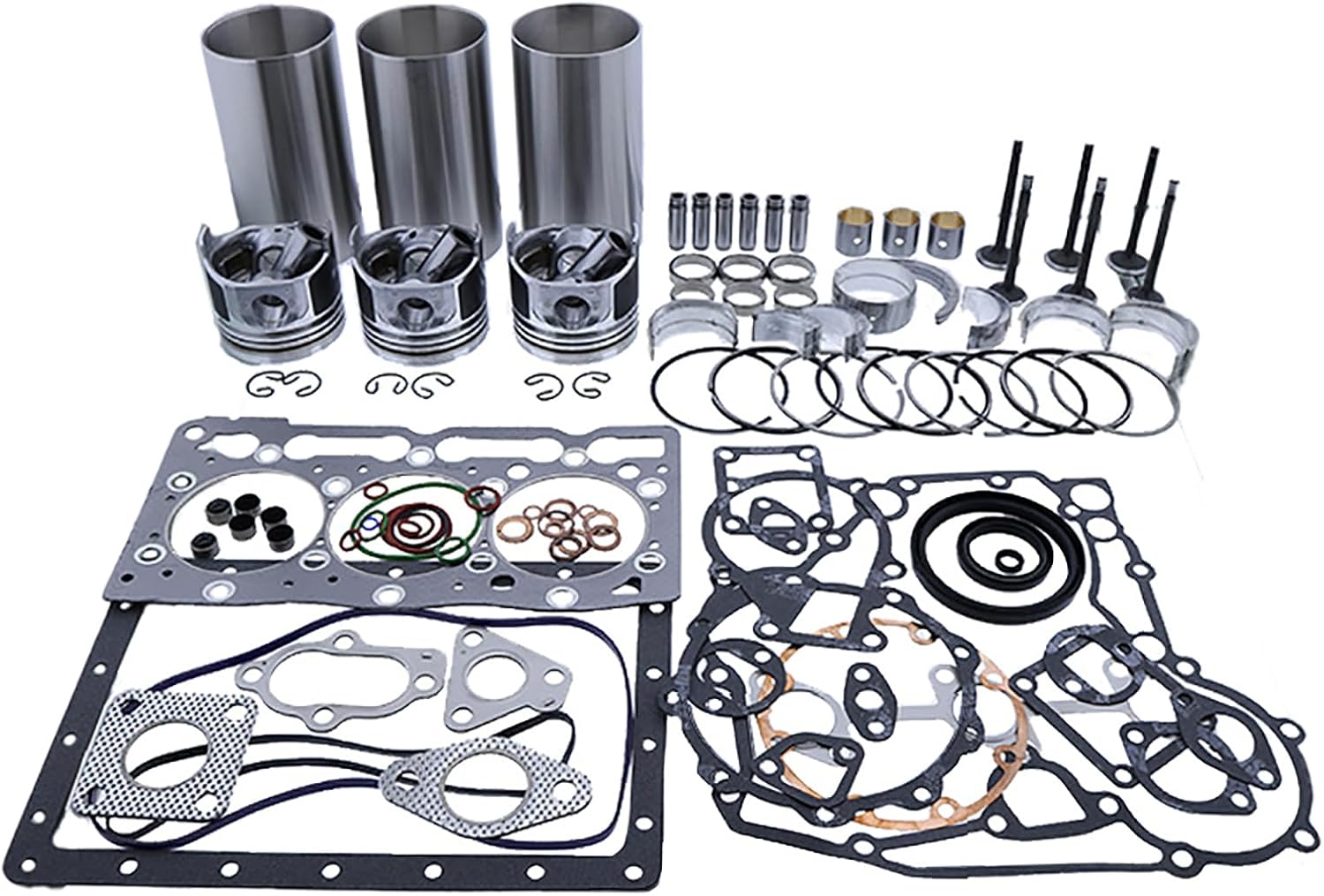 FridayParts STD D1305 Overhaul Rebuild Kit Compatible for Kubota D1305 Engine R1-261 Replacement
