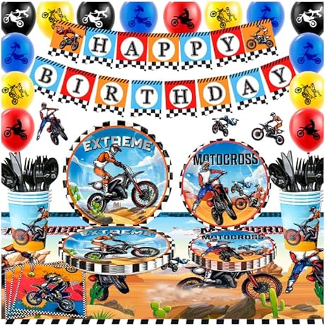 Dirt Bike Birthday Decorations: Motocross Party Essentials for an Unforgettable Bash