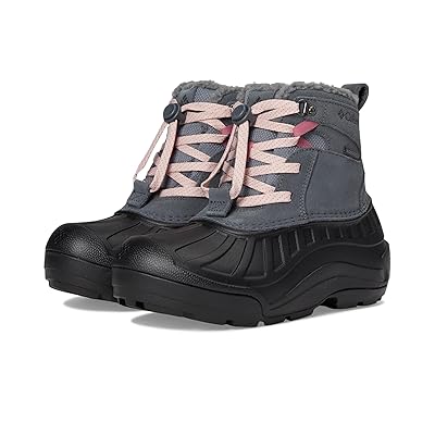 Columbia Kids Youth Powderbug Alpine Waterproof (Toddler/Little Kid/Big Kid) Kids Shoes Graphite/Pink Haze