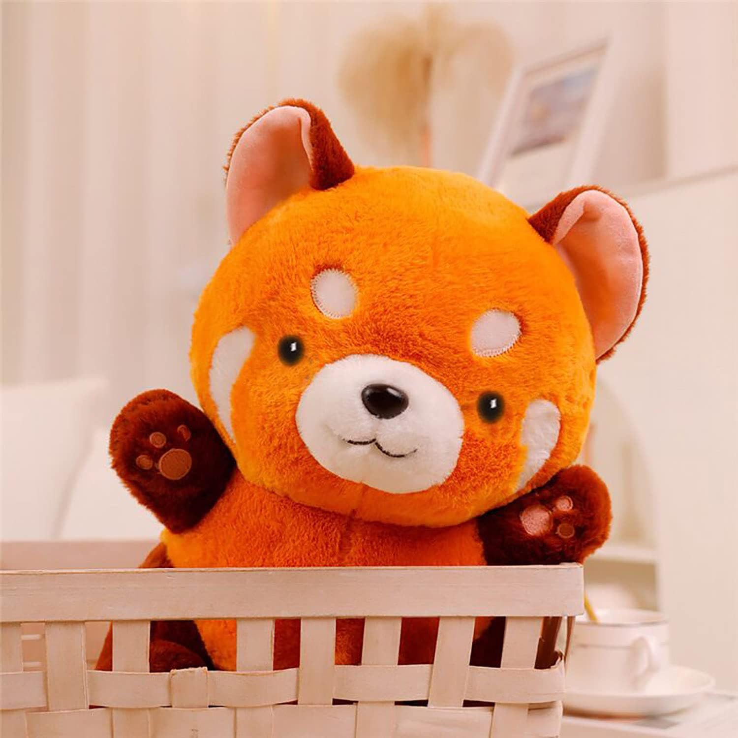 YUKOUQIAN Red Panda Stuffed Animal Cute Red Panda Plush Toy 9 inch for Girls Boys (kaiyan redpanda) image 2
