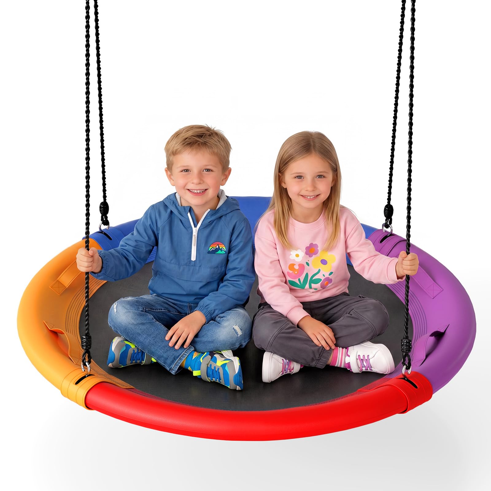 costway balançoire nid d'oiseau ø120cm