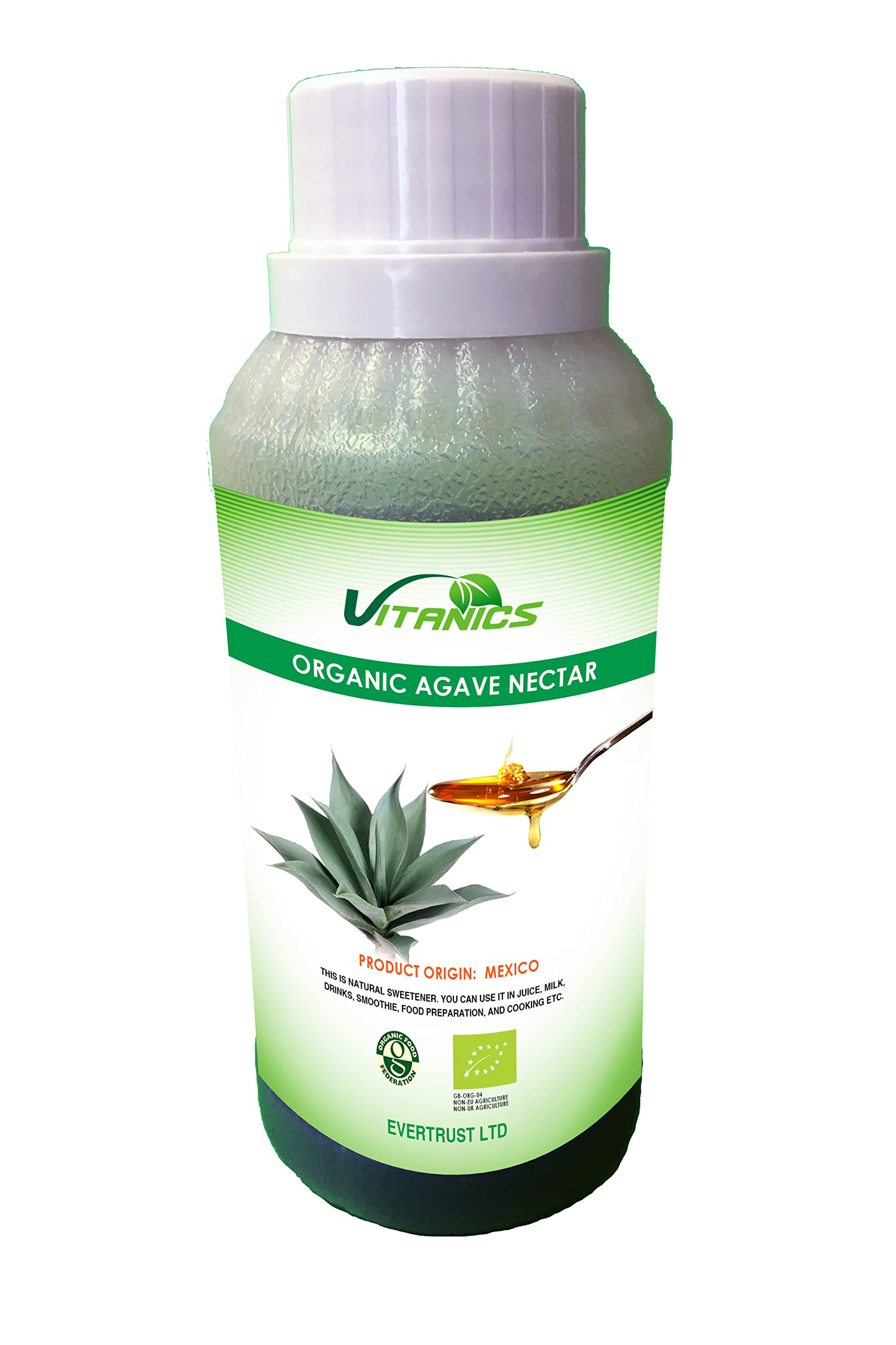 Raw Organic Dark Agave Syrup (Blue Webber) (1 Litre)