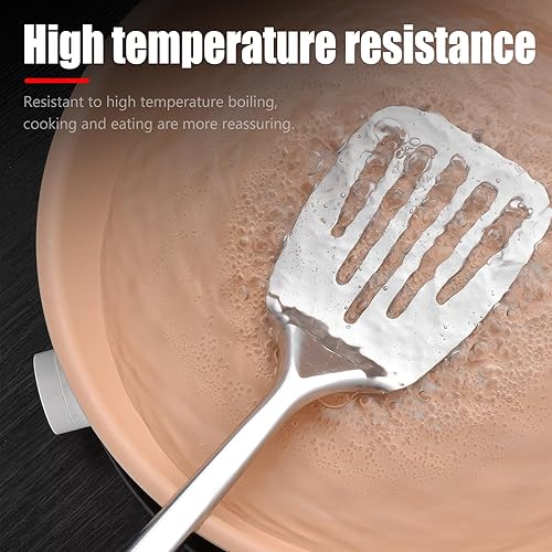 Miniatura 6 de Juego de utensilios de cocina de acero inoxidable, 8 piezas, utensilios de cocina de acero inoxidable, utensilios de cocina antiadherentes con mango