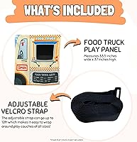 Vista 5 de Couch Swag Panel de juego para sofá de espuma para niños, sofá infantil (camión de comida)