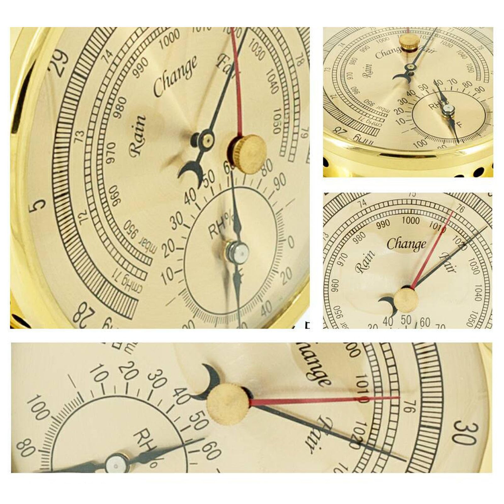 nautical outdoor clocks thermometers