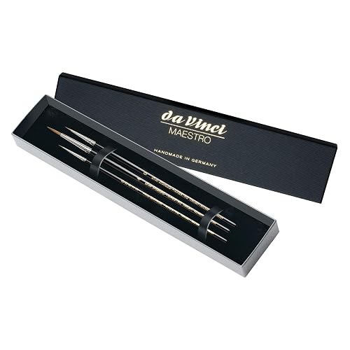 da Vinci Watercolor Maestro Kolinsky Red Sable Brush Set 5500-3