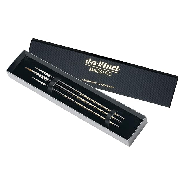 da Vinci Watercolor Maestro Kolinsky Red Sable Brush Set 5500-3