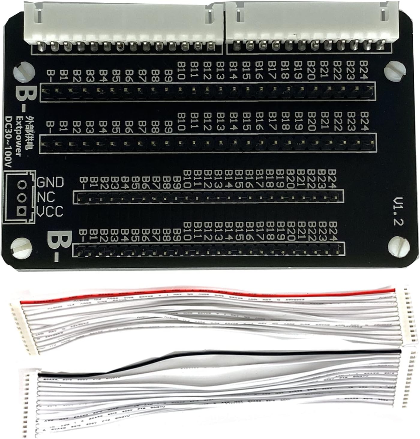 4A Active Equalizer 1mv Precision 8S 10S 14S 16S 20S 22S 24S 24V 48V Li-on Lifepo4 LTO Lithium Battery Capacitor Balancer with Docking Adapter
