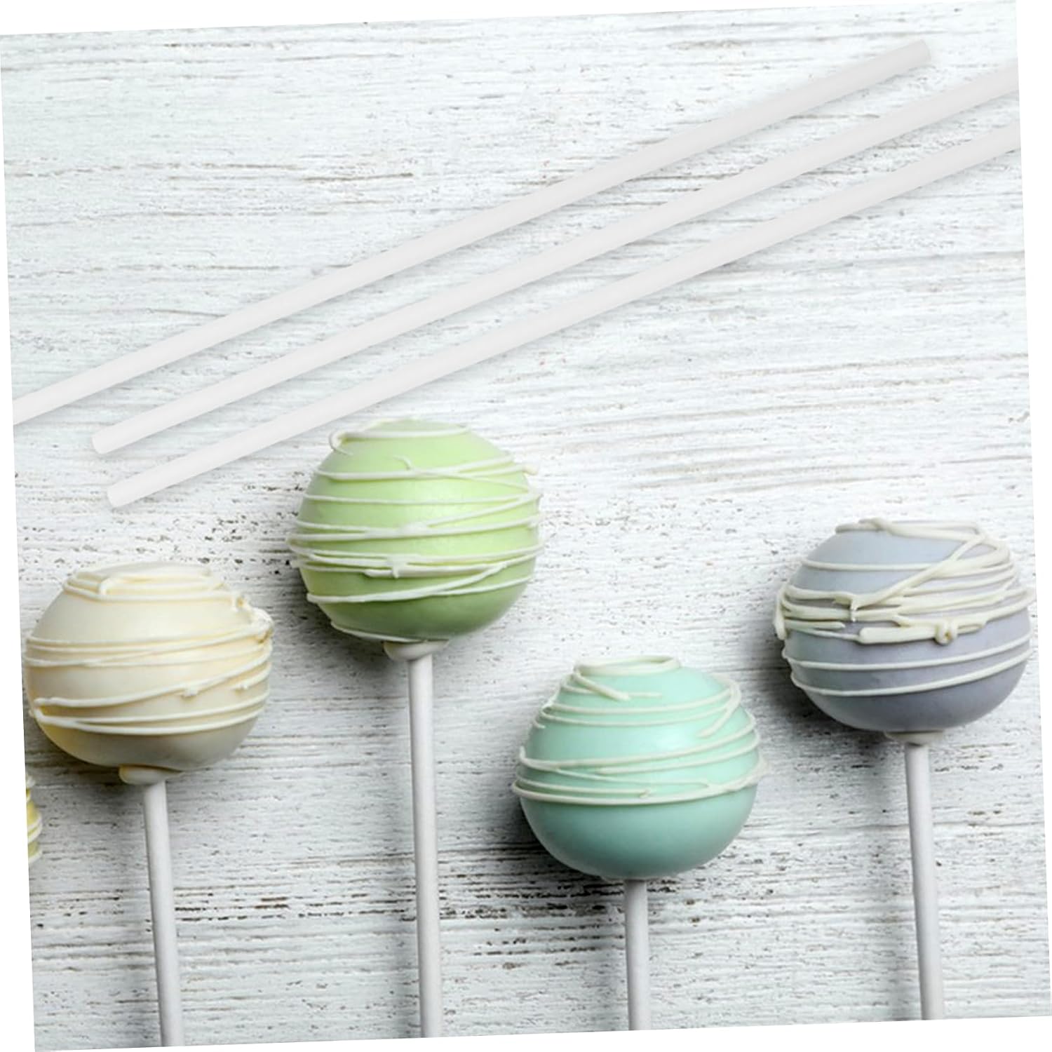 100pcs DIY Candy Sticks for Lollipops and Cake Pops Paper Sticks Safe User Friendly Design for Home Commercial Candy Making image 4