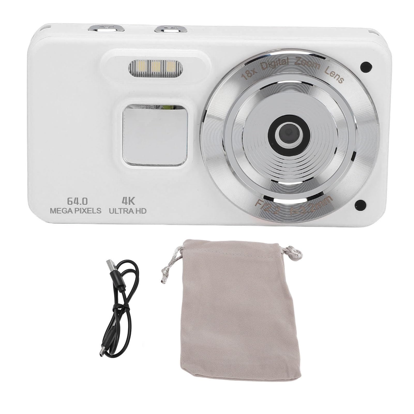 Amazon.co.jp: KIMISS 4K デジタルカメラ ポータブル 64MP 18x ズーム