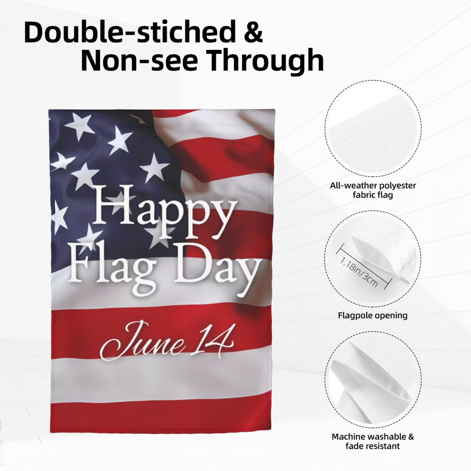 Amazon.com : Nruairly Happy Flag Day June 14 America Independence