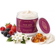 Luxury Body Cream Ultra-Rich Kokum & Mango Butter Moisturizer | Smooth Luxurious Scented Hydration | Berry, Jasmine, Amber Notes | Clean, Phthalate-Free, PEG & Paraben-Free | 4 oz