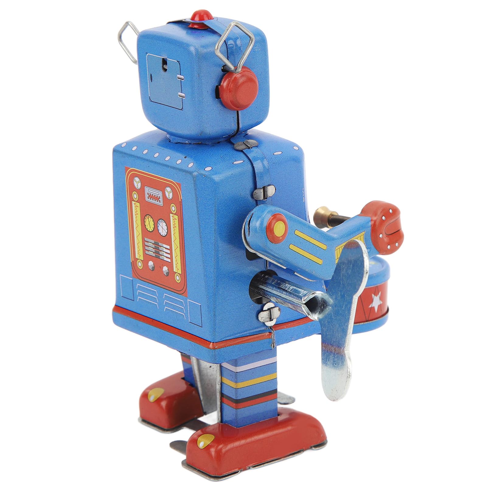 VGEBY Robot per Batteria in Metallo Vintage, Robot Giocattolo per Batteria con Meccanismo a Orologeria, Regali in Metallo Vintage for Regali Natalizi, Regali di Natale, Regali per Bambini