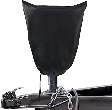 MMonDod RV Electric Tongue Jack Cover, Waterproof Trailer Jack Protector Cap