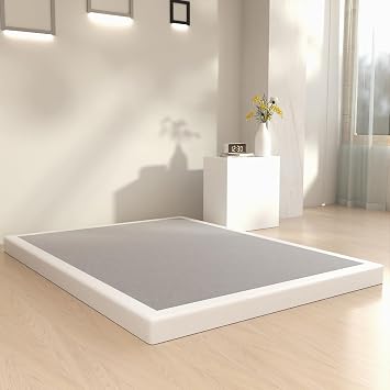 Vehowy 3 Inch Box Spring Full, Low Profile Box Spring Full Size, Metal Bed Base,Heavy Duty Mattress Foundation, Non-Slip,Easy Assembly