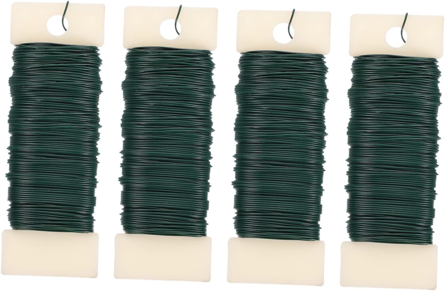 TEHAUX 4rolls Floral Flexible Paddle Wire Florist Thick Floral Easy to Cut for Flower Arrangement