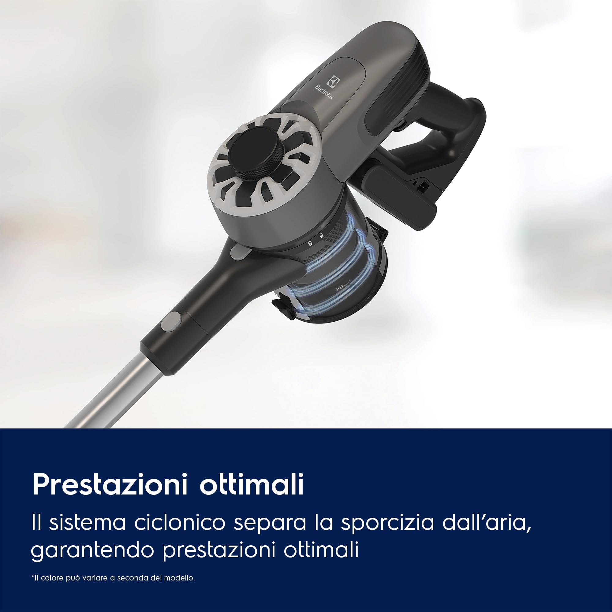 Electrolux Aspirapolvere Senza Filo, 30 min di Autonomia, EP31CB18IW, con Spazzola per Tappezzeria NozzleExtra 2 in 1 Anti-Acaro e Peli di Animale, Maneggevole, Facile Manutenzione, 80 dB, Bianco