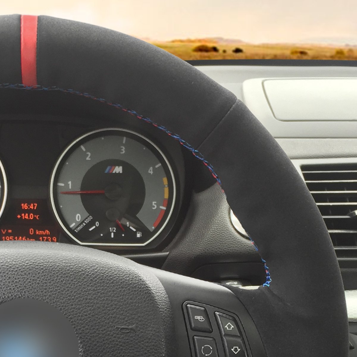 MEWANT Housse de Volant sur Mesure à Coudre pour BMW M3