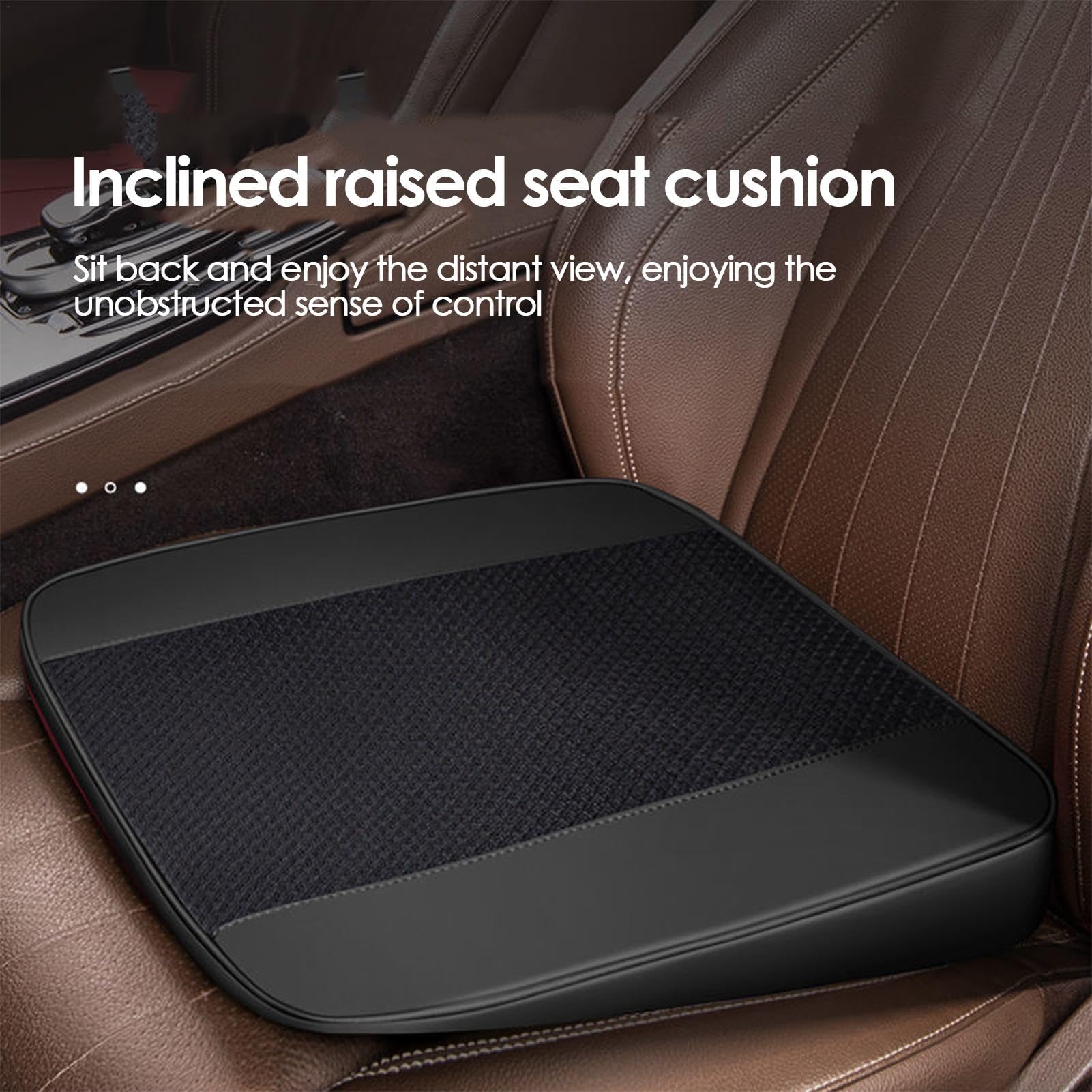 Confortevole Cuscino Sedile Auto - Cuscino Ergonoico - Cuscino A Cuneo Solido, Antiene La - Foto 9