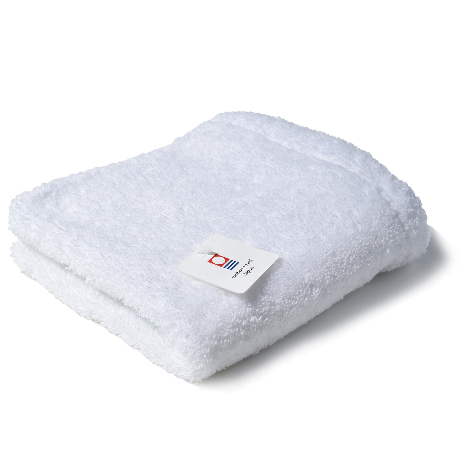 Bloom Imabari Towel Certified Hand Towel, MS Finest, Thick, Hotel Specifications, Made in Japan, Fluffy, Soft, 100% Cotton (White) : Home & Kitchen