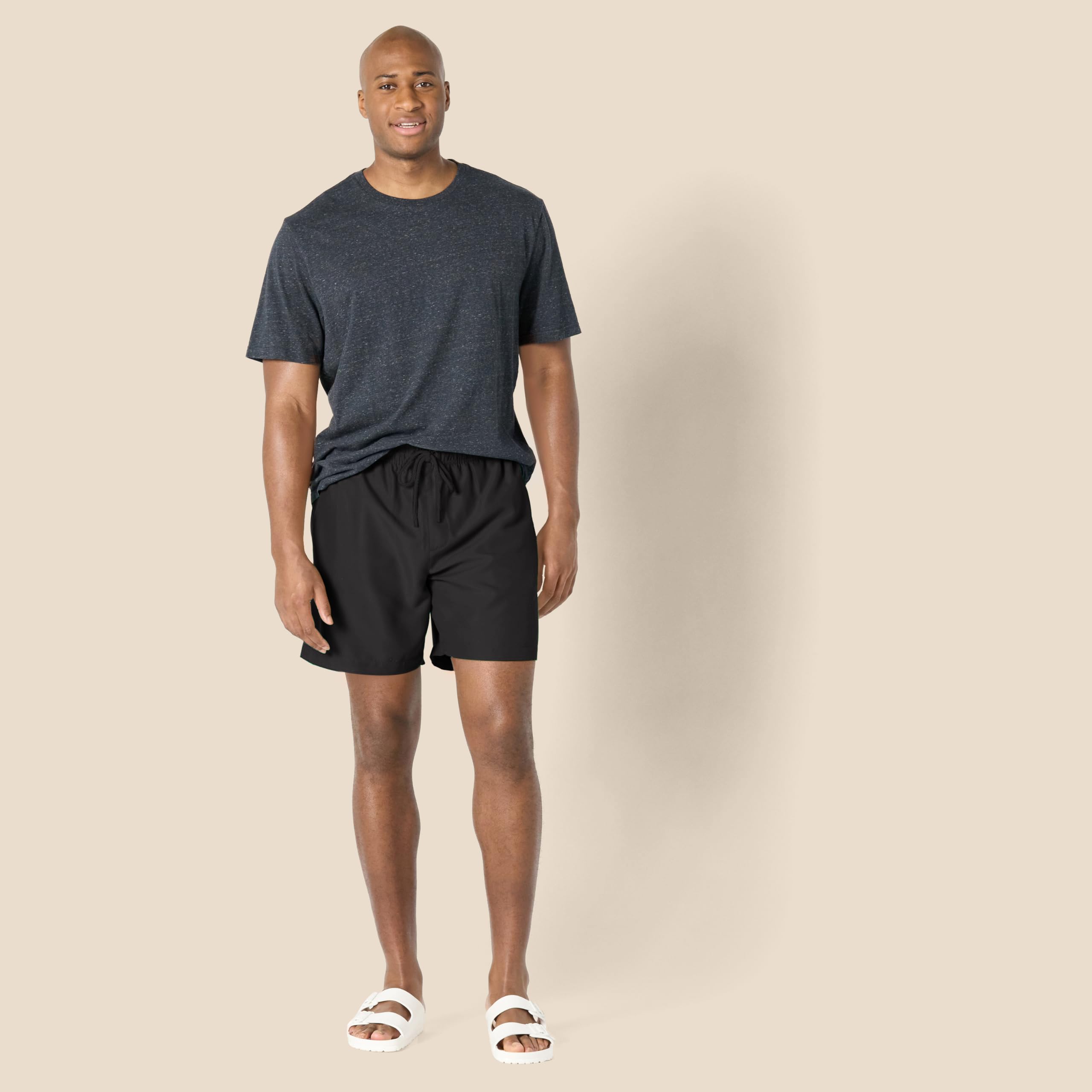 Amazon Essentials Men's Swim Trunks with Mesh Liner, Board Shorts Bathing Suit for Swimming and Beach