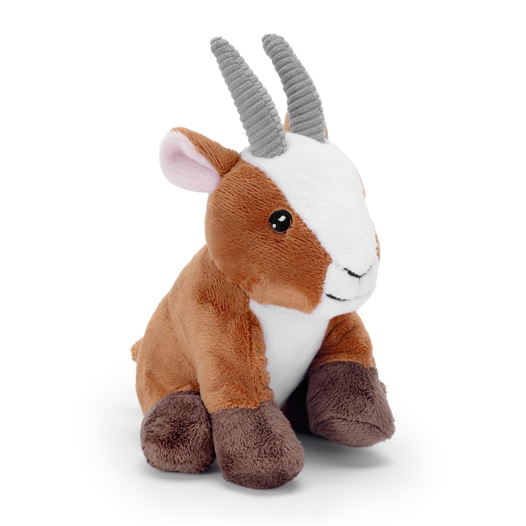 Zappi Co Cabra de Peluche (18 cm) – 100% Reciclado, ecológico – Peluche Suave y abrazable para recién Nacidos, niños pequeños, bebés