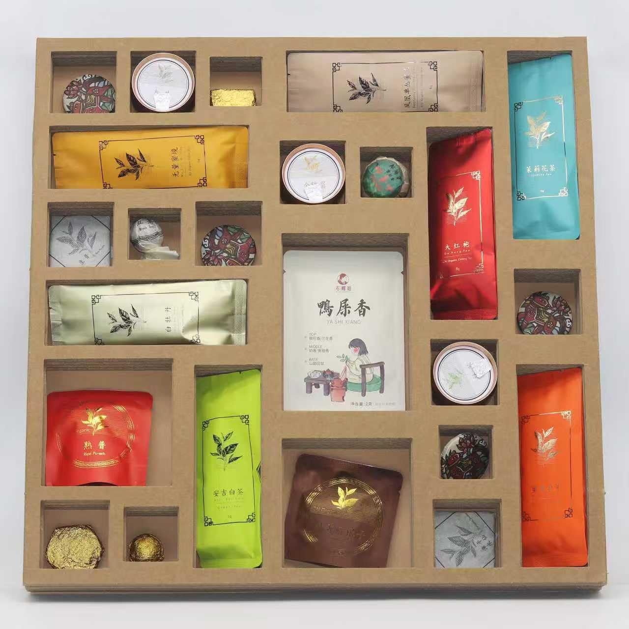 Premium-Tee-Verkostungsset – Kollektion mit 24 chinesischen Teesorten