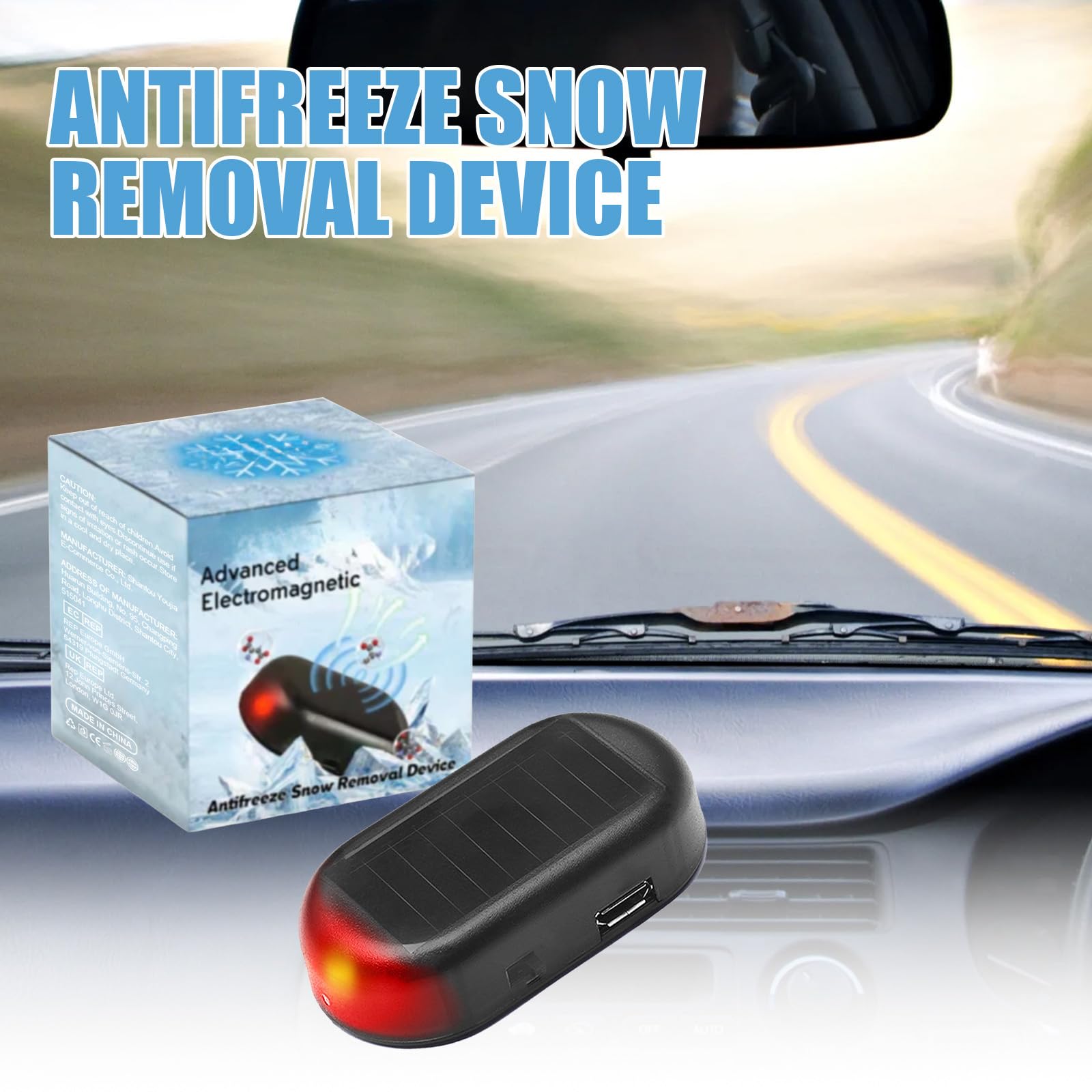 Strumento Antigelo Anti-Interferenza per Auto, Dispositivo Elettromagnetico Rimozione Neve, Riscaldatore Portatile