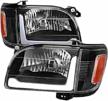 Right Side Headlight For Toyota Tacoma (2001-2004) S-Runner & Pre Runner - Includes Bulb, DOT/SAE Certified 5 thumbnail image
