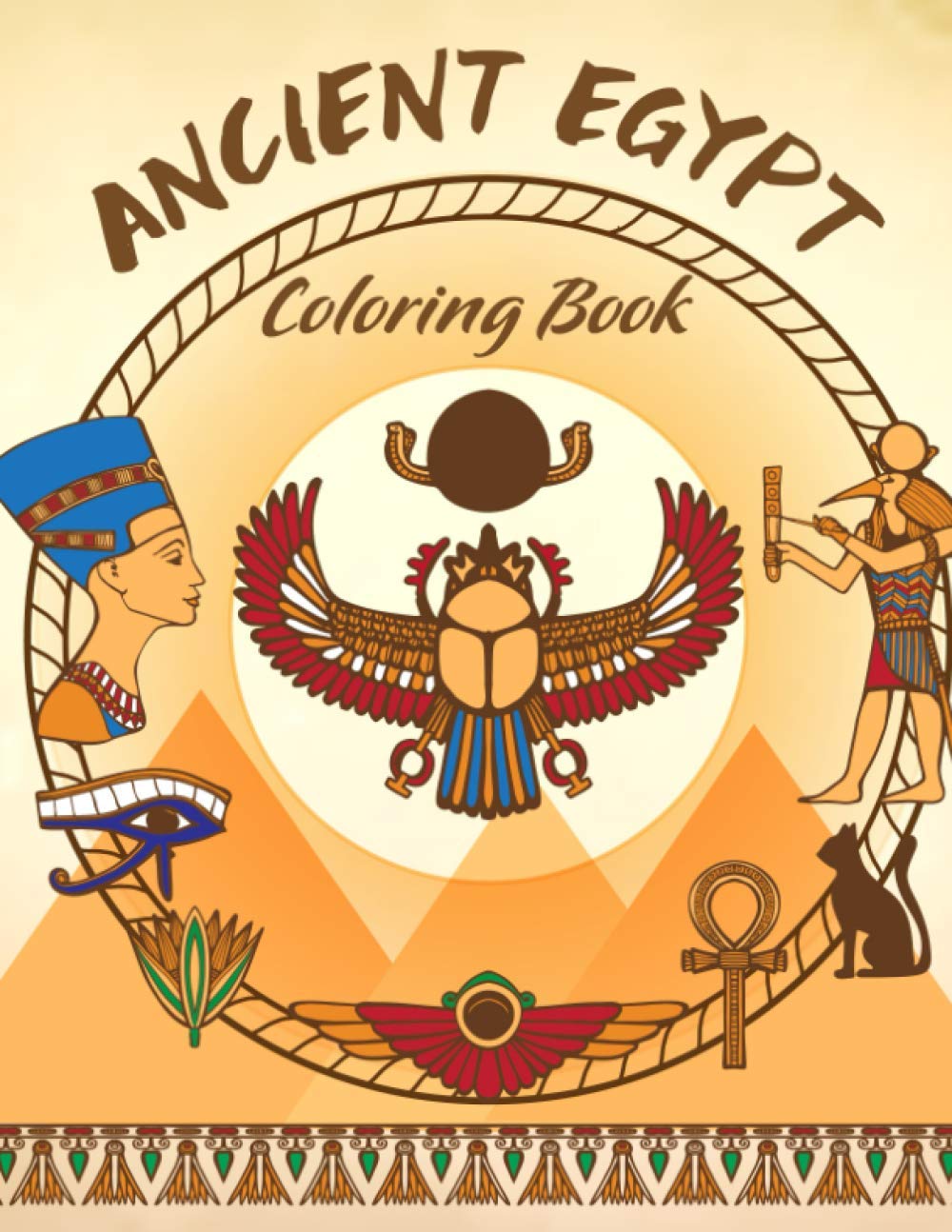 Ancient Egypt Coloring Book Fun Activity Coloring Book For Kids ...