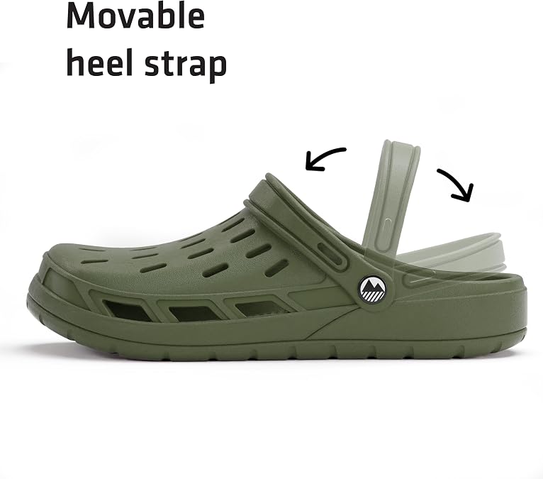 Lakeland Active Men's Coniston Ultra-Breathable Clogs for Summer Holidays and Everyday Use