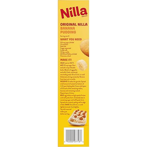 Miniatura 16 de NILLA Wafers Cookies, Vanilla Wafers, Family Size, 15 oz