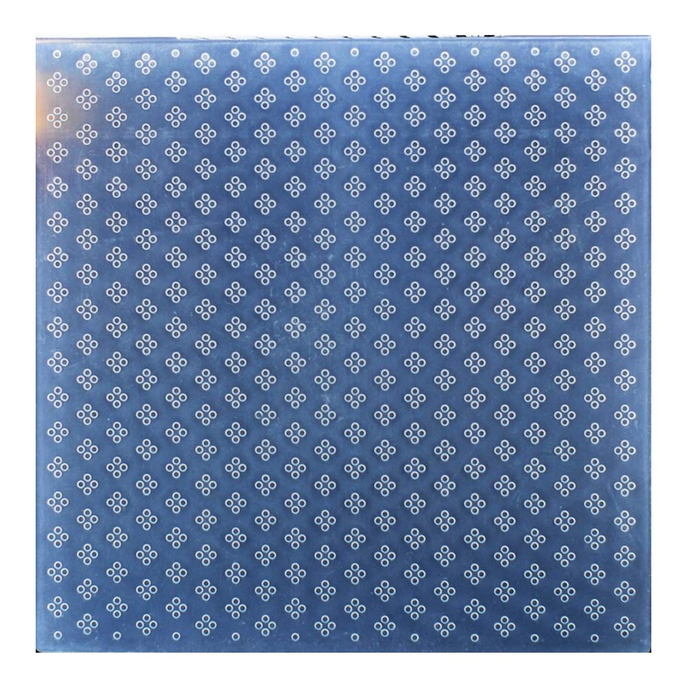 Kwan Crafts Large Size Dots Plastic Embossing Folders for Card Making Scrapbooking and Other Paper Crafts, 19.7x19.7cm