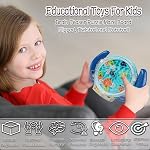 3D Maze Game Brain Teaser Game for Kids Fidget Toy for All Age Educational Puzzle Toys for Boys and Girls Birthday Gifts for Kids Toys for Age 6-12 Year Old Puzzle Maze Board (Blue)