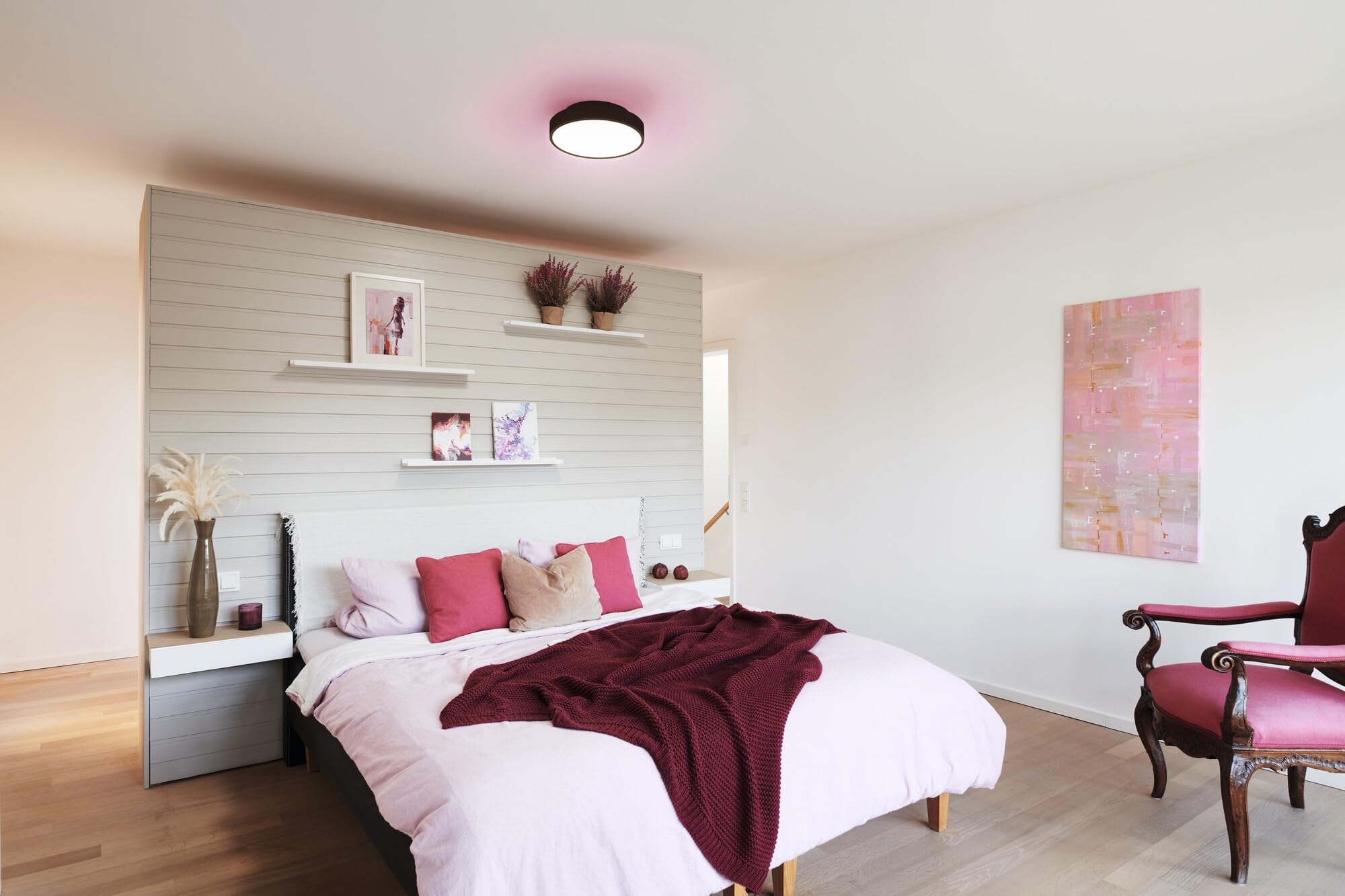 OSRAM SMART+ WiFi Orbis Backlight LED kinkiet 350mm, 28W, 1400lm, TW 3000-6500K, RGB, Alexa, Czarny