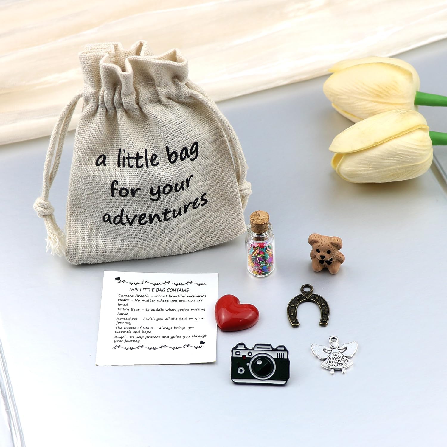 LUOKIFUR Adventurous Little Bag Souvenir Gift for Those Who Love Travel and Adventure Inspirational Gift (Adventures) - Image 6