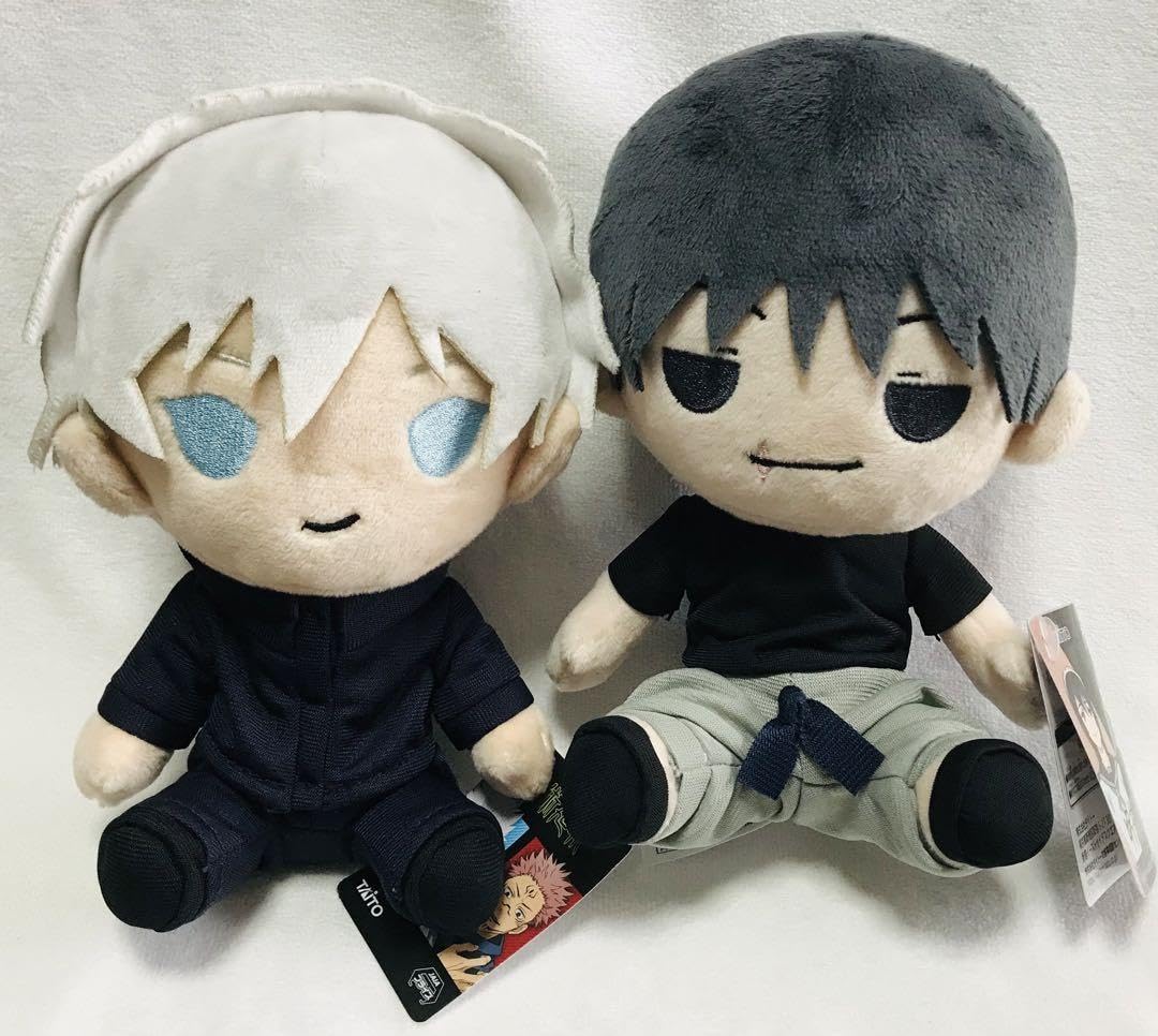 Amazon.co.jp: 呪術廻戦 伏黒甚爾 おすわりぬいぐるみ 五条悟