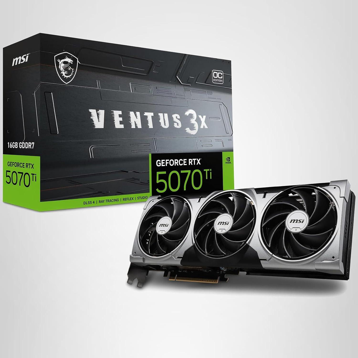 Tarjeta de Video MSI Gaming RTX 5070 Ti 16GB GDDR7