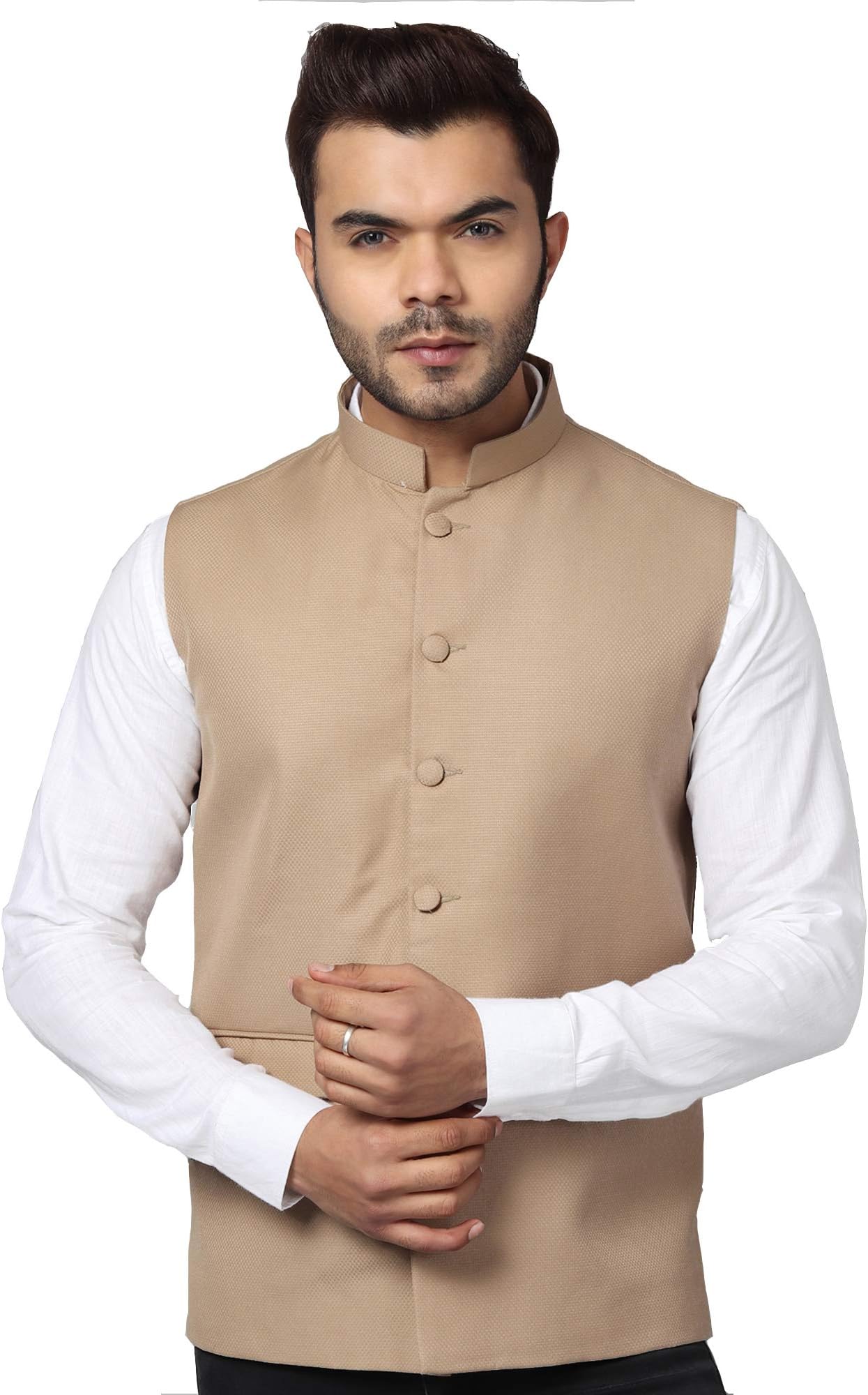 Uri and MacKenzie Men's Formal Casual Nehru Jacket/Modi Jacket/Waistcoat